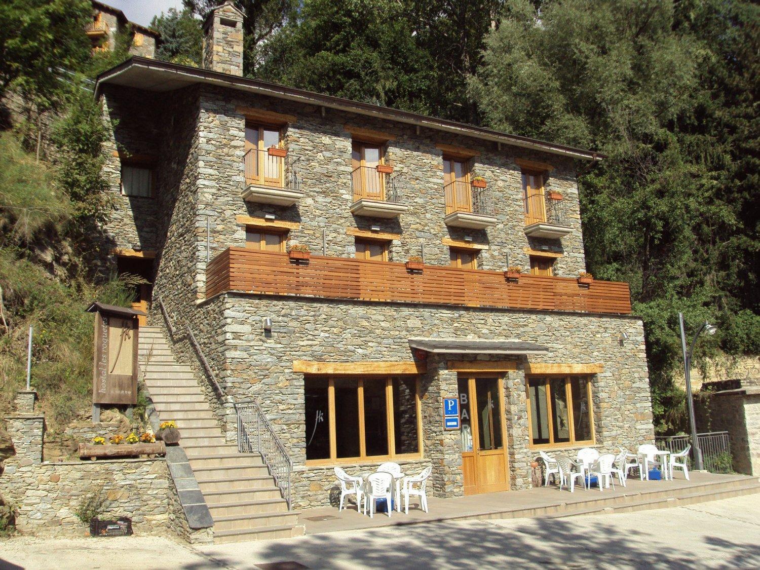 Hostal Les Roquetes Queralbs Eksteriør bilde